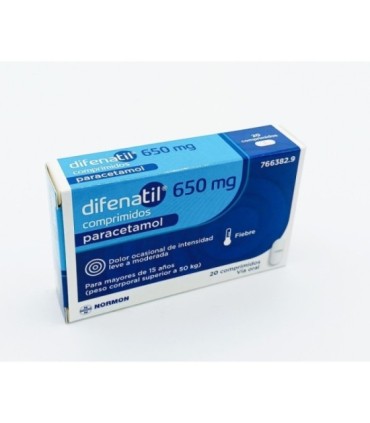 DIFENATIL 650 MG 20 COMPRIMIDOS