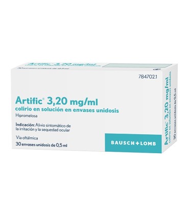 ARTIFIC COLIRIO 30 MONODOSIS 0.5 ML