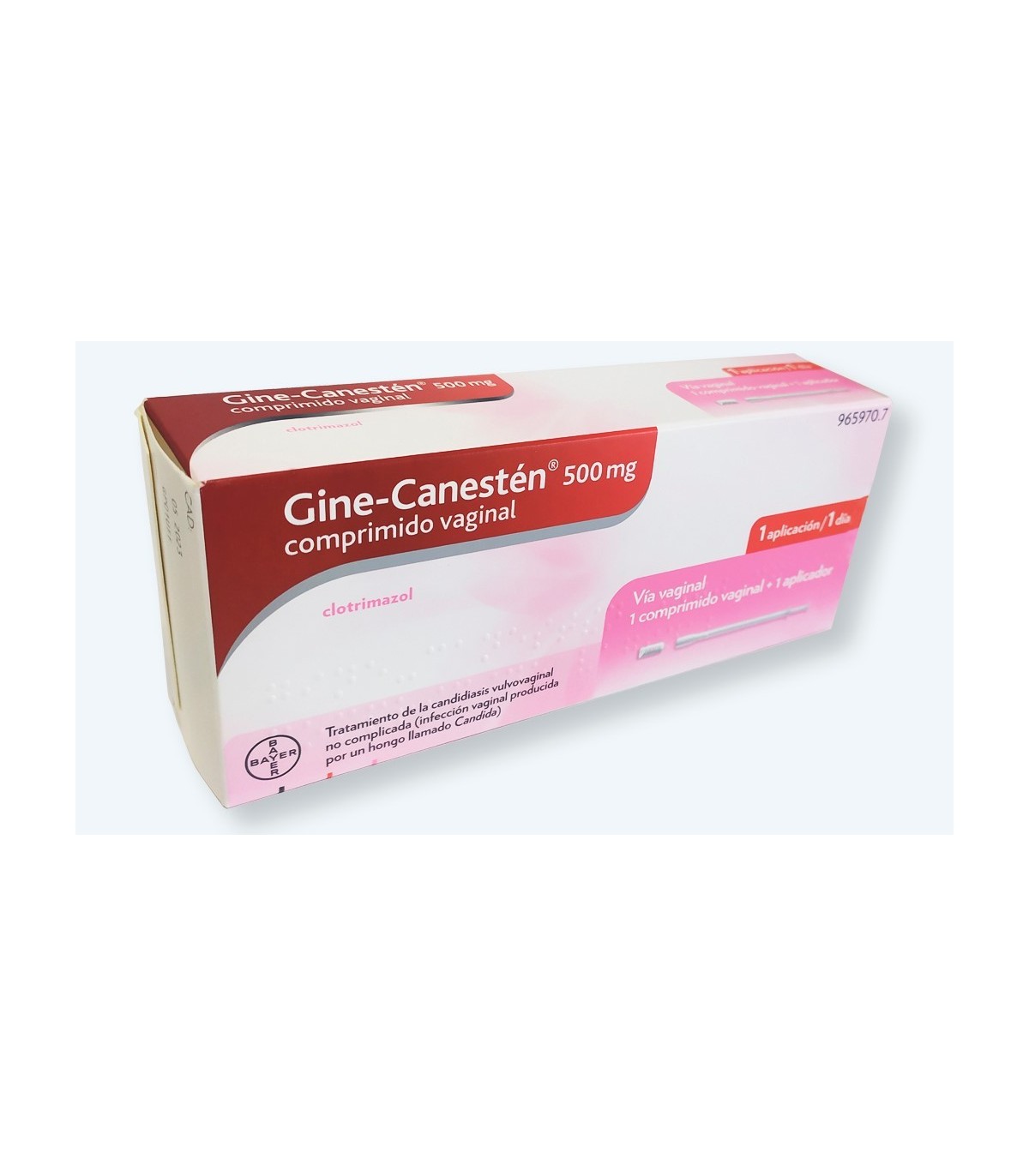 GINE-CANESTEN 500 mg COMPRIMIDO VAGINAL , 1 comprimido