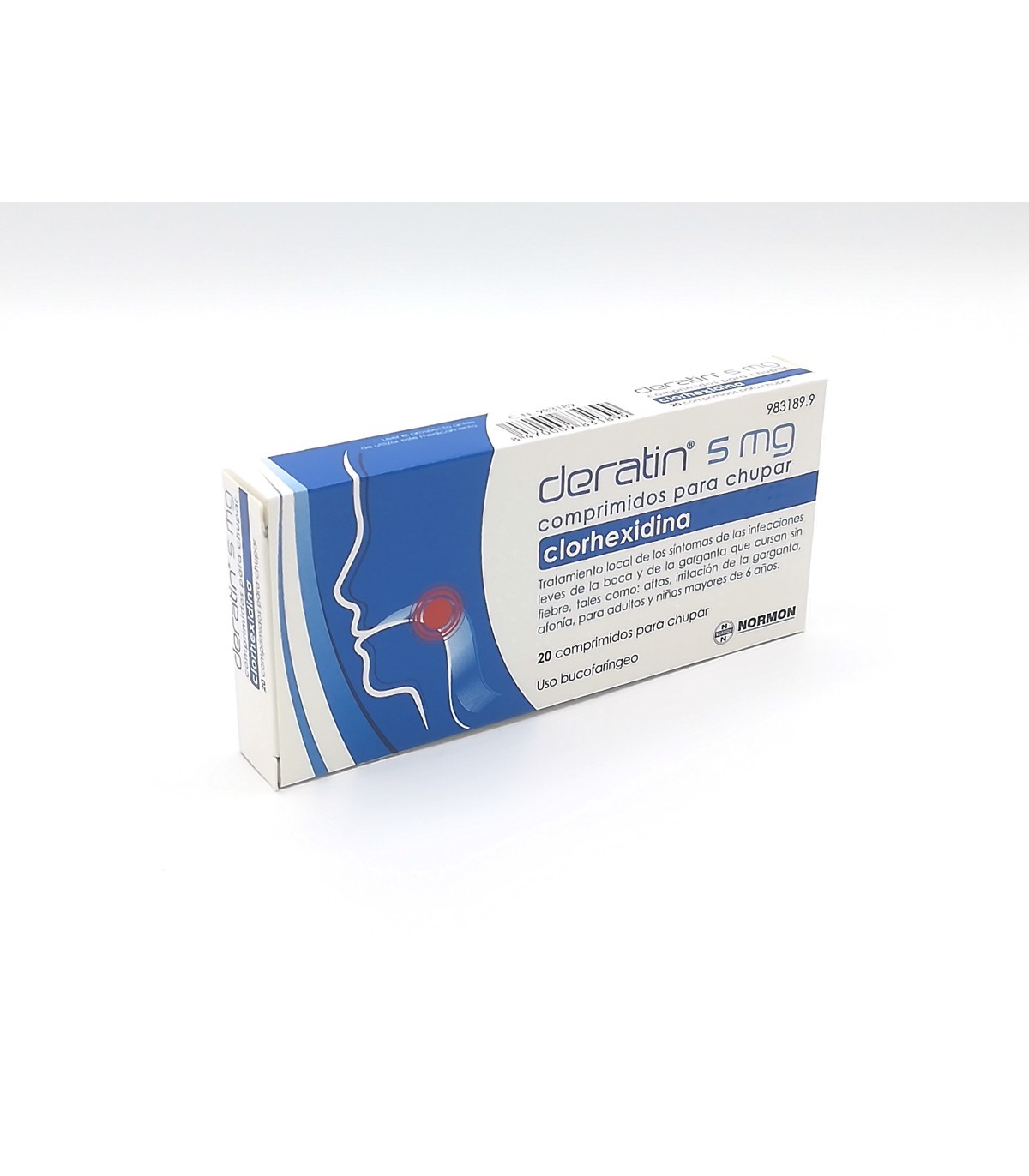 DERATIN 5 MG 20 COMP PARA CHUPAR