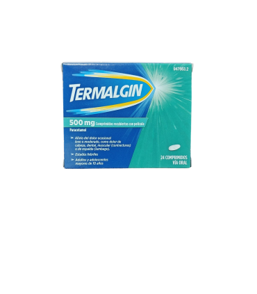 TERMALGIN 500 MG 24 COMP RECUBIERTOS