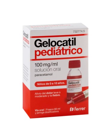 GELOCATIL PEDIATRICO 100 MG/ML SOL ORAL 60 ML