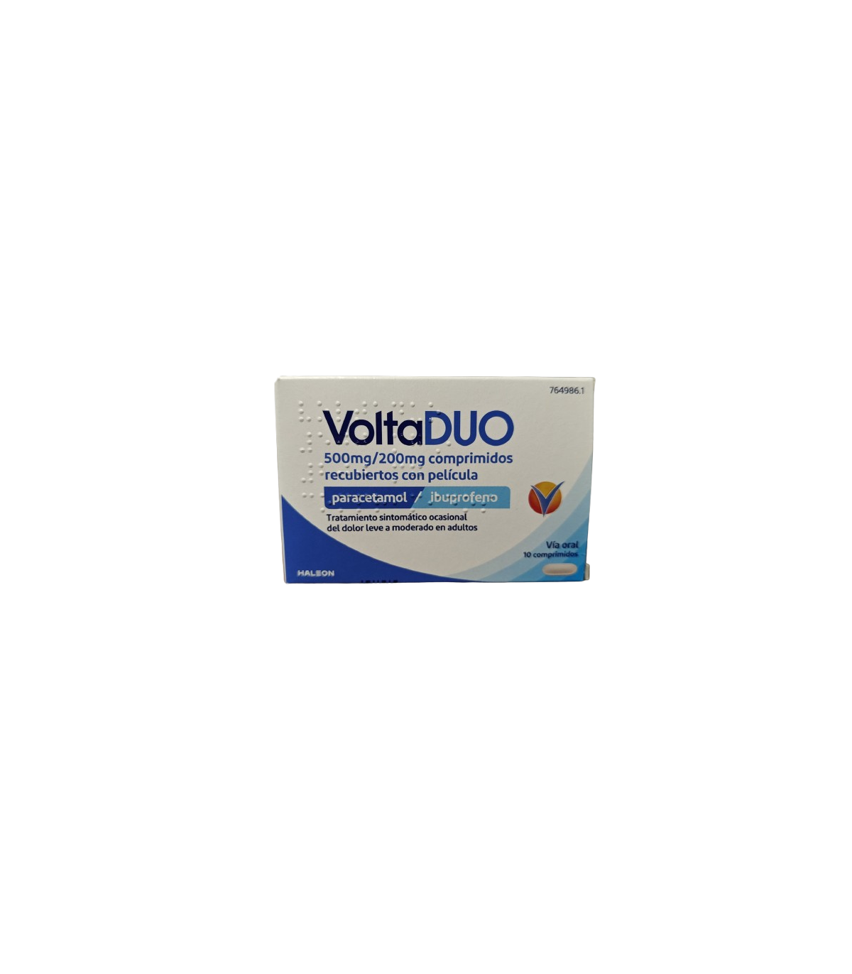 VOLTADUO 500/200 MG 10 COMP RECUBIERTOS