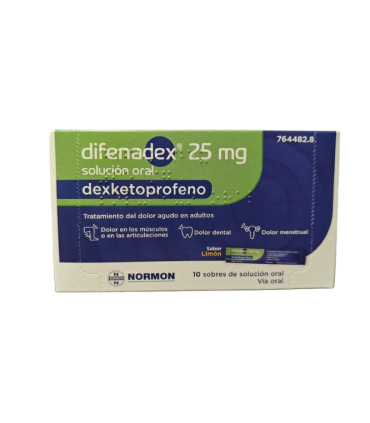 DIFENADEX 25 MG 10 SOBRES SOLUCION ORAL
