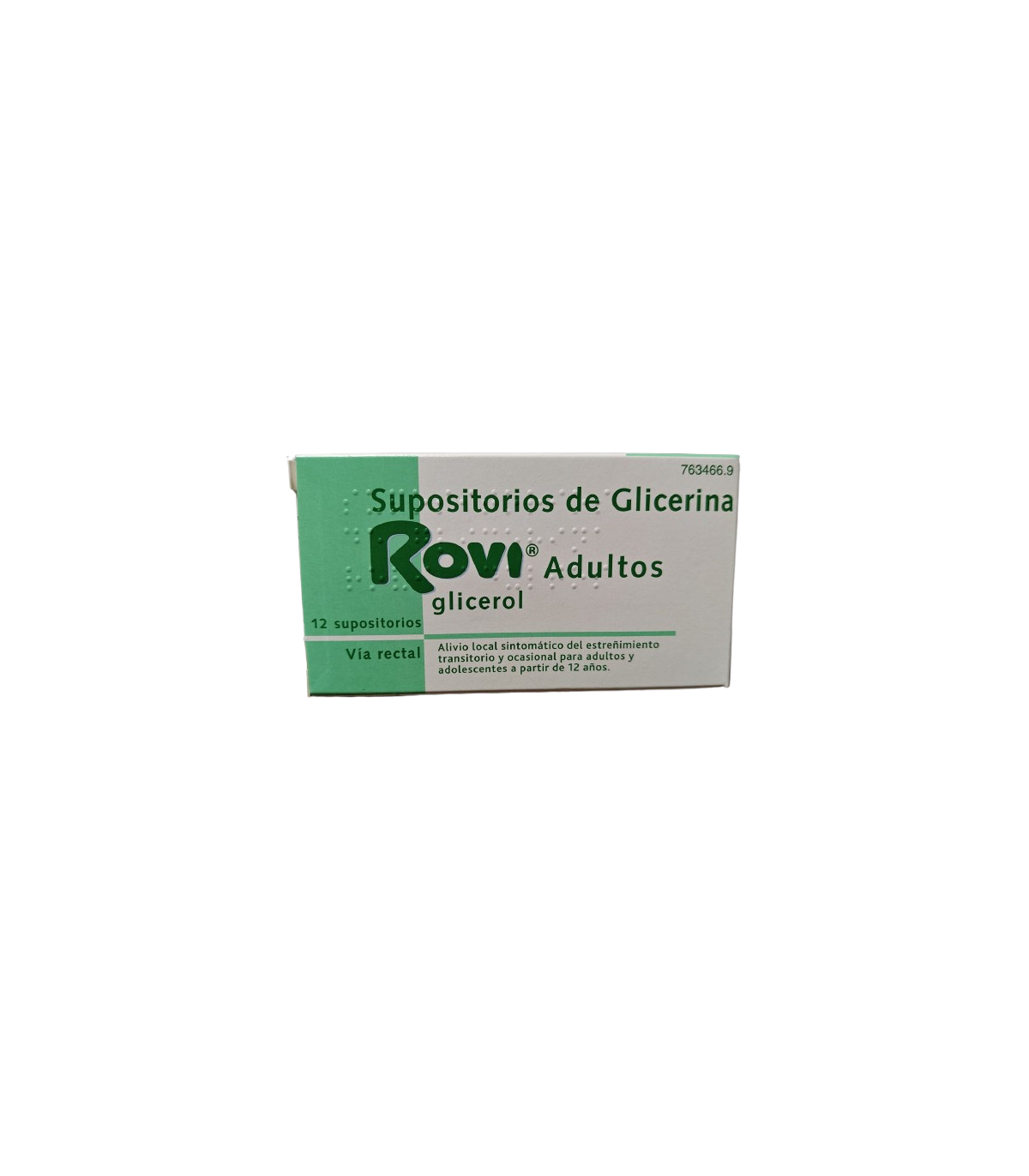 SUPOSITORIOS GLICERINA ROVI ADULTOS 2,25 G 12 UNI