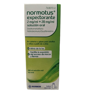 NORMOTUS EXPECTORANTE 2/20 MG/ML SOL ORAL 200 ML