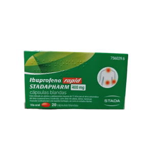 IBUPROFENO RAPID STADA 400 MG 20 CAPS BLANDAS