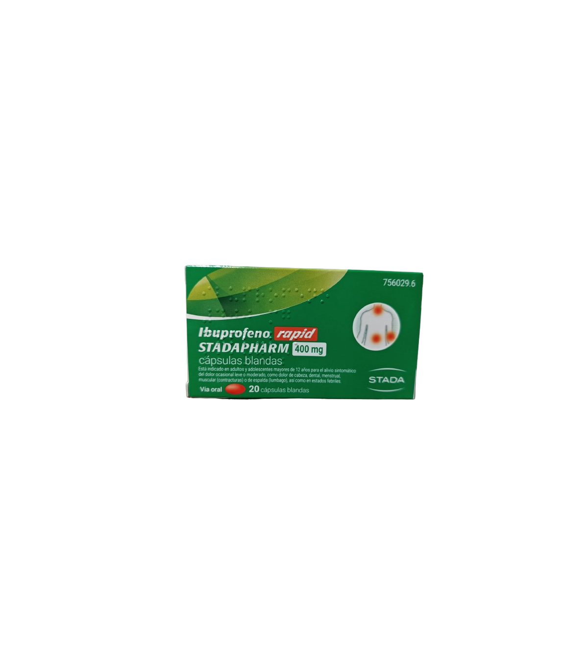 IBUPROFENO RAPID STADA 400 MG 20 CAPS BLANDAS