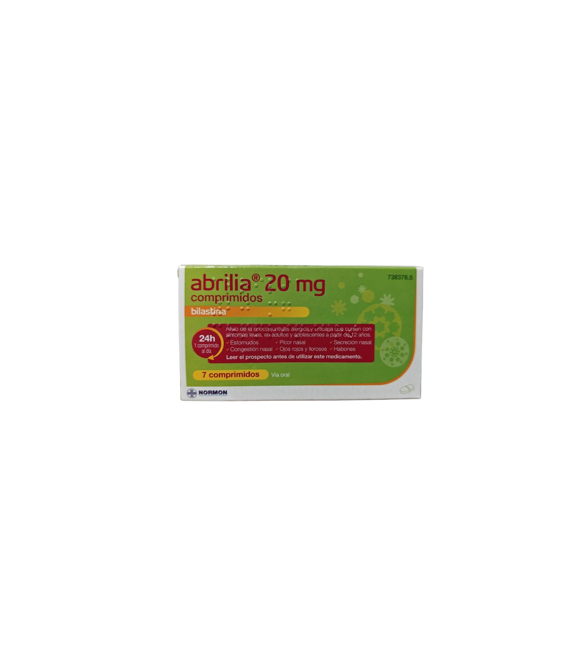 ABRILIA EFG 20 MG 7 COMPRIMIDOS