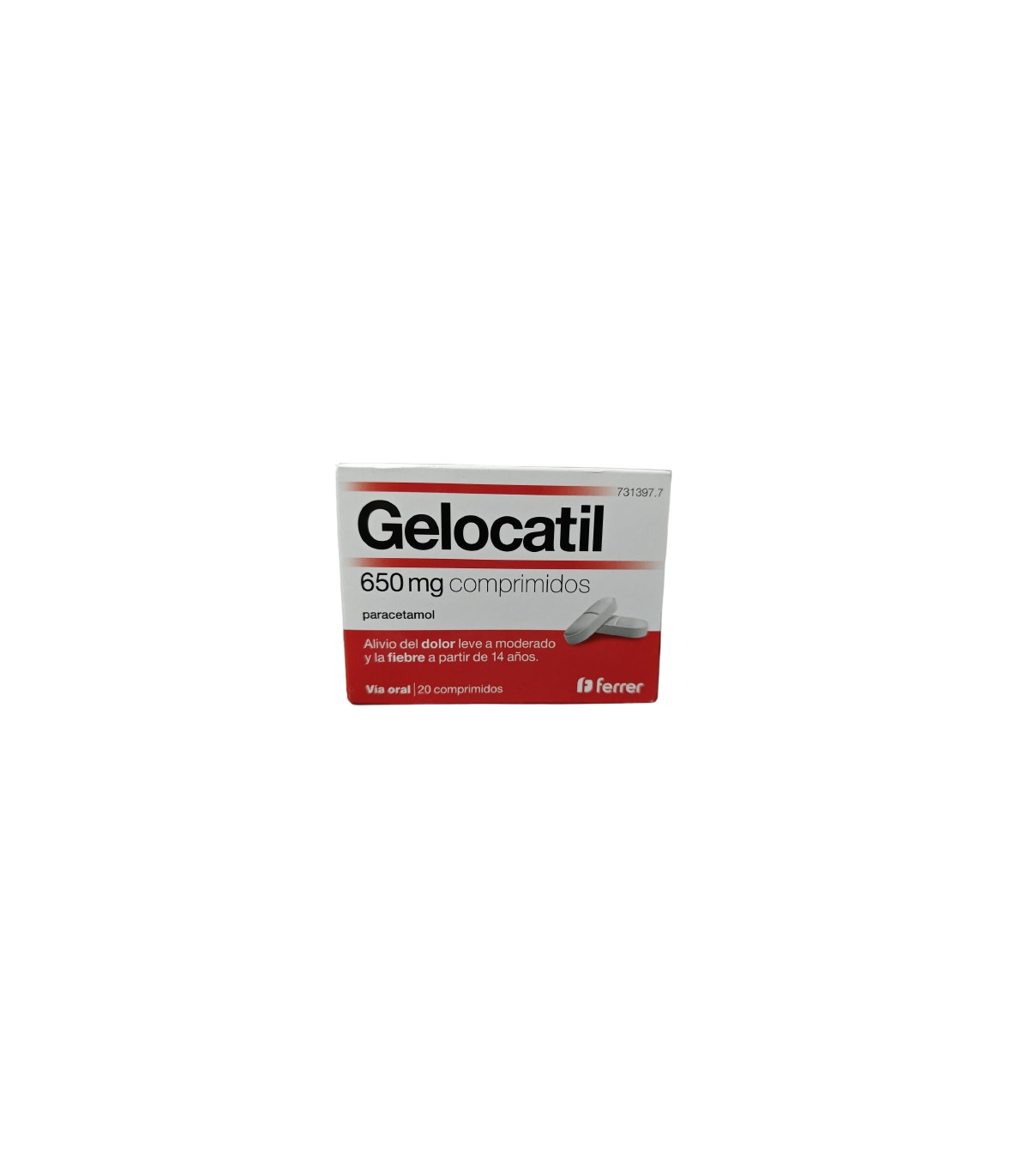 GELOCATIL 650 MG 20 COMPRIMIDOS