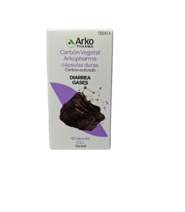 ARKO CARBON VEGETAL 225 MG 45 CAPSULAS