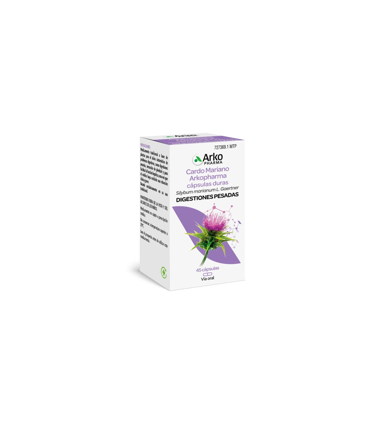 ARKO CARDO MARIANO 390 MG 45 CAPSULAS