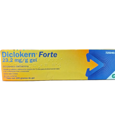 DICLOKERN FORTE 23,2 MG/G GEL CUTANEO 100 G