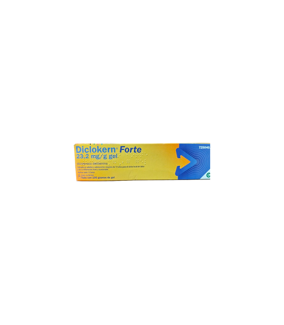 DICLOKERN FORTE 23,2 MG/G GEL CUTANEO 100 G