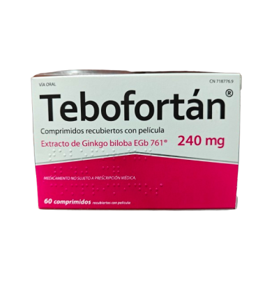 TEBOFORTAN 240 MG 60 COMP RECUBIERTOS