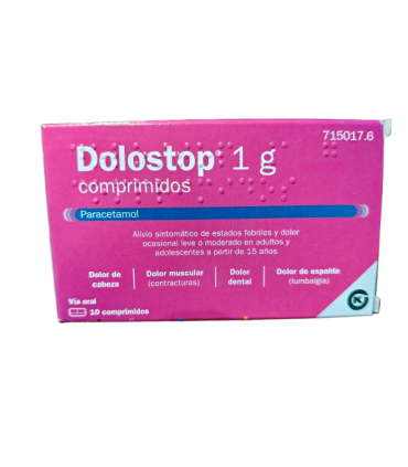 DOLOSTOP 1 G 10 COMPRIMIDOS