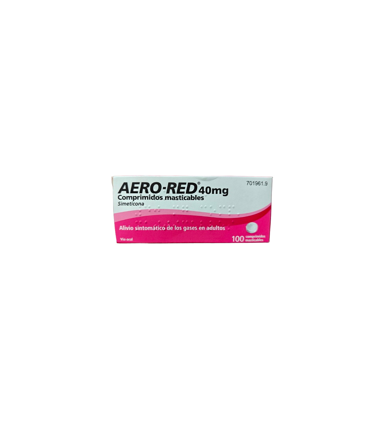 AERO RED 40 MG 100 COMP MASTICABLES