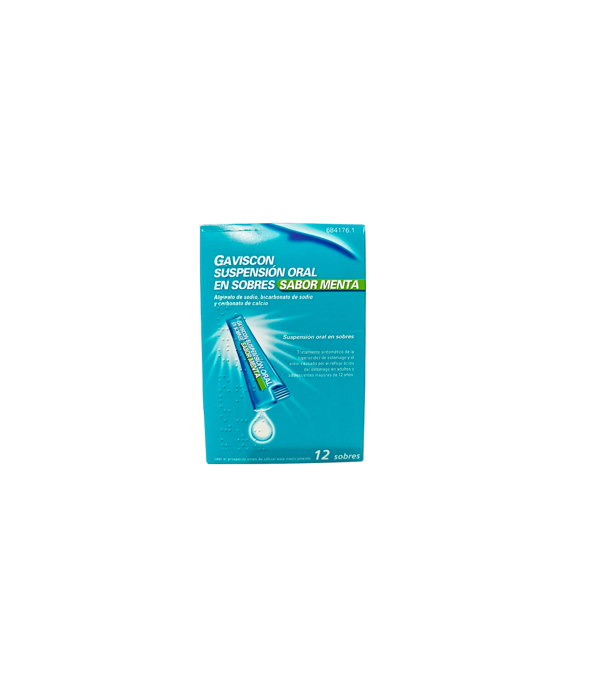 GAVISCON SUSP ORAL SABOR MENTA 12 SOBRES