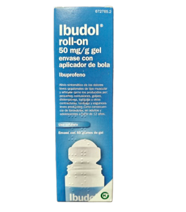 IBUDOL 50 MG/G GEL CUTANEO BOLA 60 G