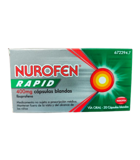 NUROFEN RAPID 400 MG 20 CAPS BLANDAS