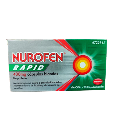 NUROFEN RAPID 400 MG 20 CAPS BLANDAS