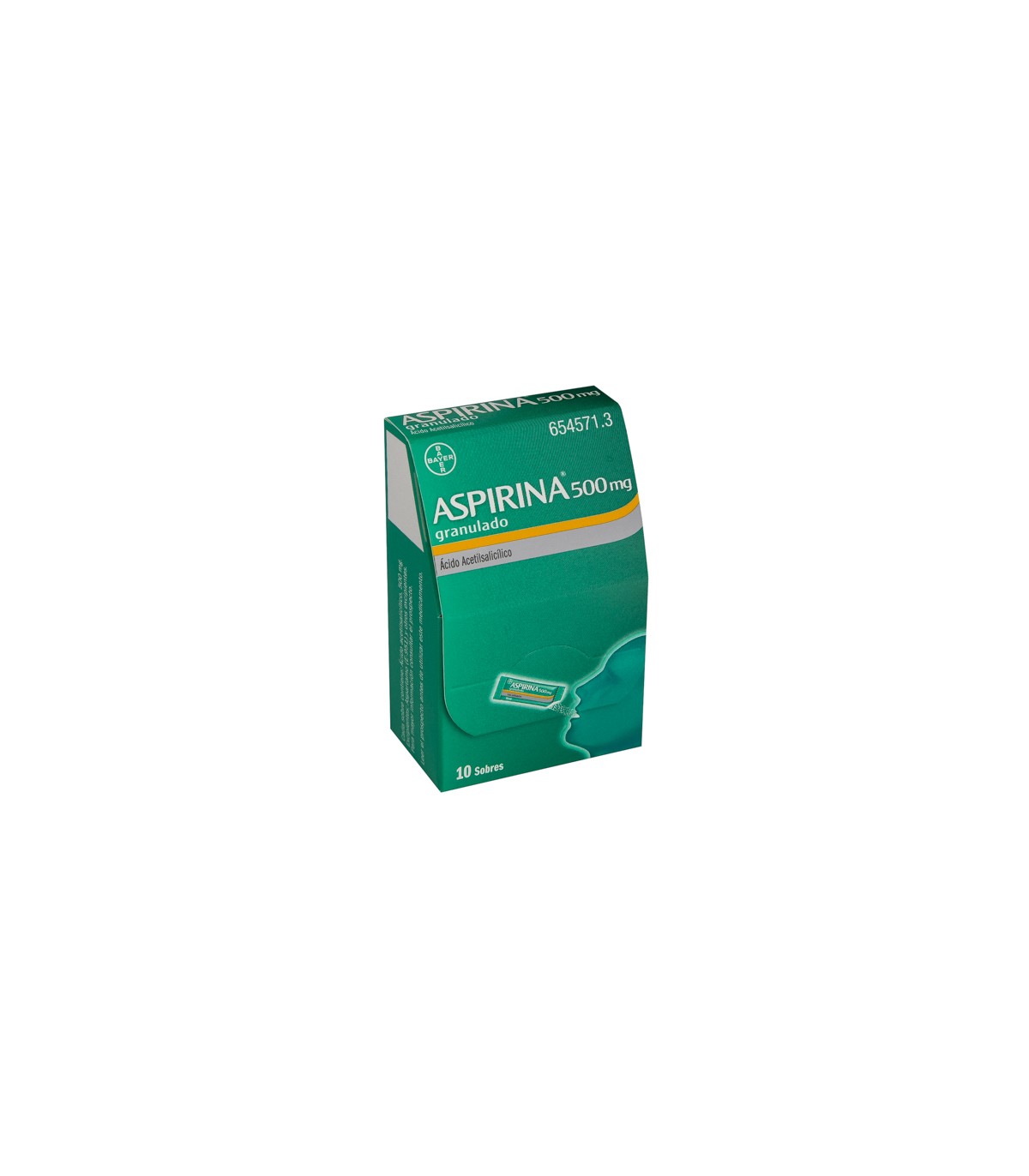 ASPIRINA 500 MG GRANULADO SOL ORAL 20 SOBRES