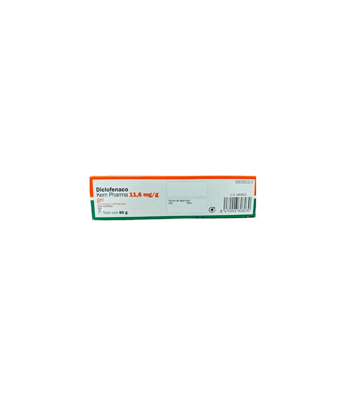 DICLOFENACO KERN 10 MG/G GEL TOPICO 60 G