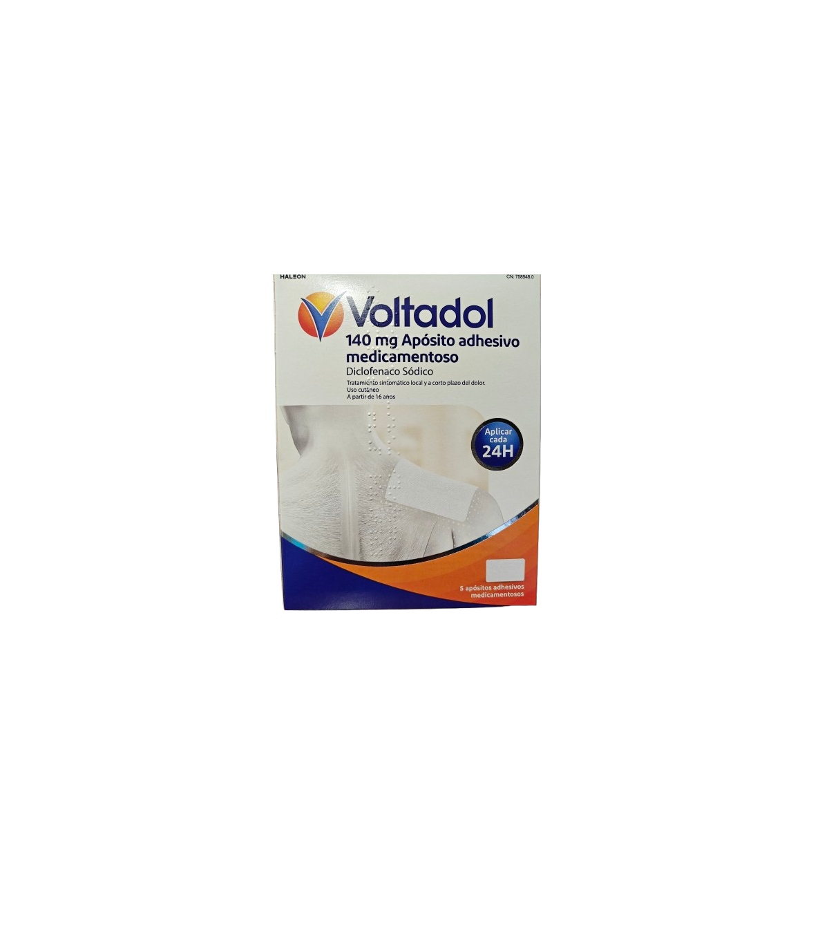 VOLTADOL 140 MG 5 APOSITOS ADHESIVOS MEDICAMENTOSOS
