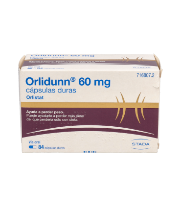 ORLIDUNN 60 MG 84 CAPSULAS