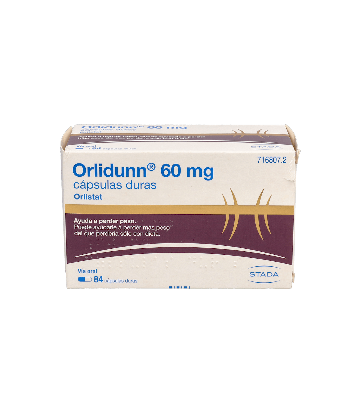 ORLIDUNN 60 MG 84 CAPSULAS