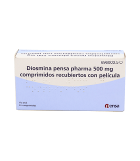 DIOFLAV 500 MG 30 COMP RECUBIERTOS