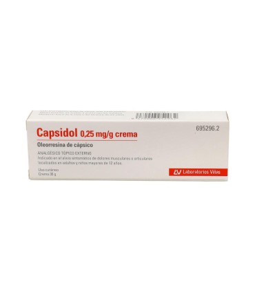CAPSIDOL 0,25mg/g CREMA , 1 tubo de 30 g