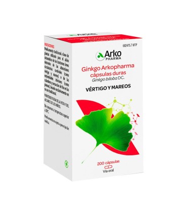 GINKGO ARKOPHARMA 180 MG 200 CAPSULAS