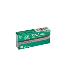 ASPIRINA PLUS 500/50 MG 20 COMPRIMIDOS