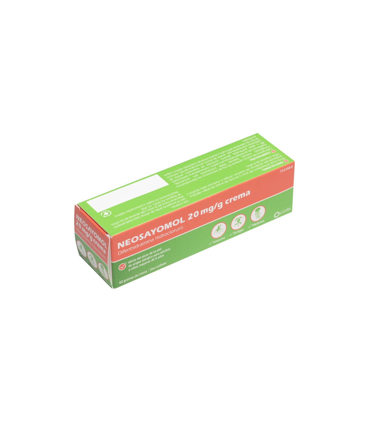 NEOSAYOMOL 20 MG/G CREMA 60 G