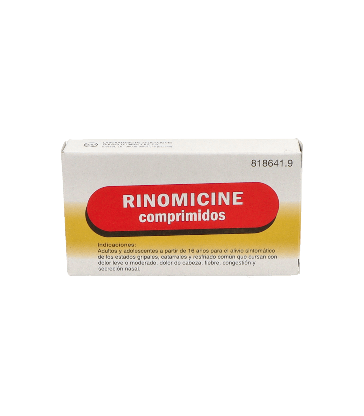 RINOMICINE COMPRIMIDOS, 10 comprimidos