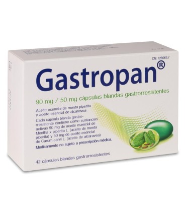 GASTROPAN 90/50 MG 42 CAPS BLANDAS GASTRORRESISTENTES