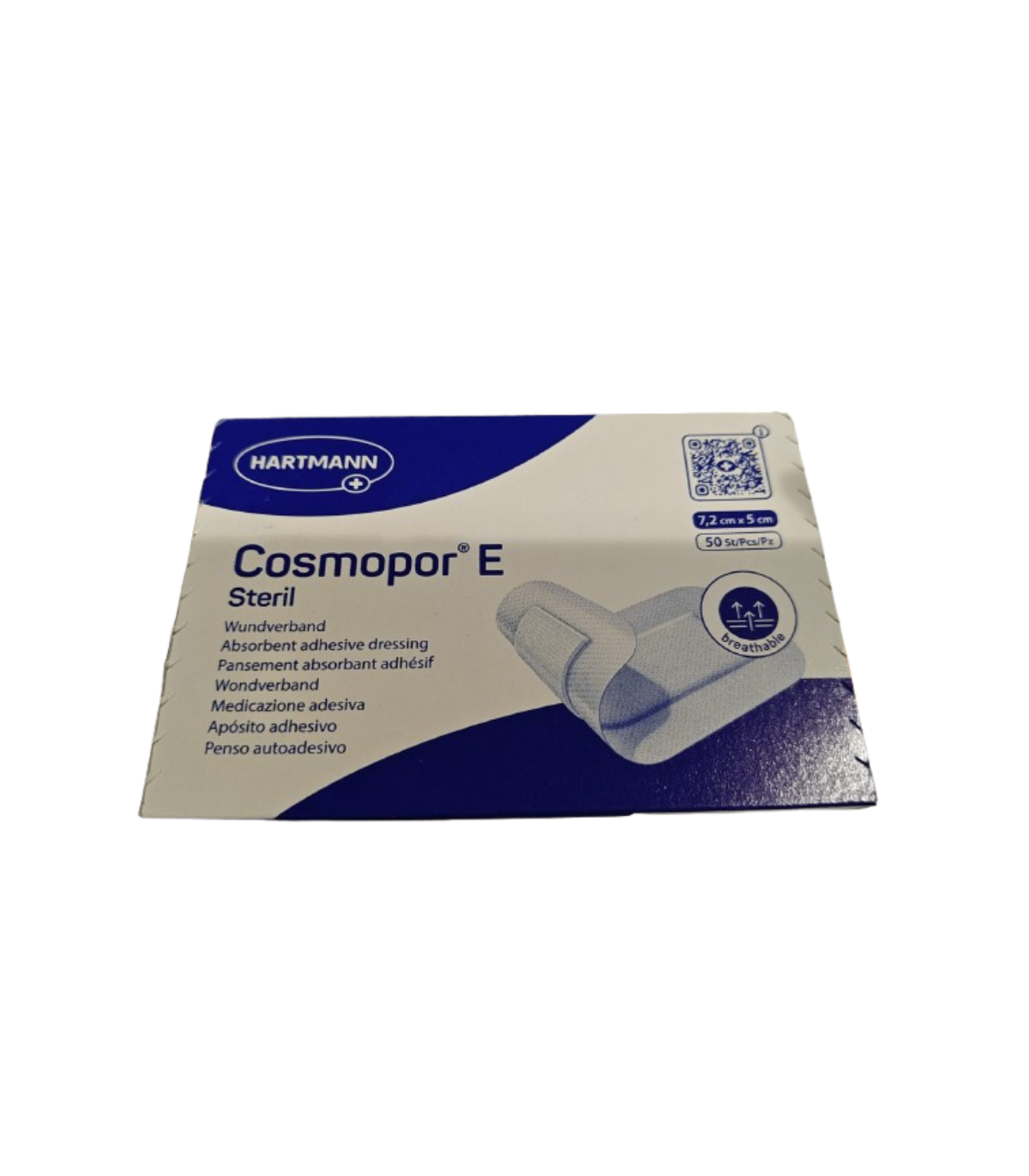 COSMOPOR E APOSITO ESTERIL 7,2X5 CM 50 UN