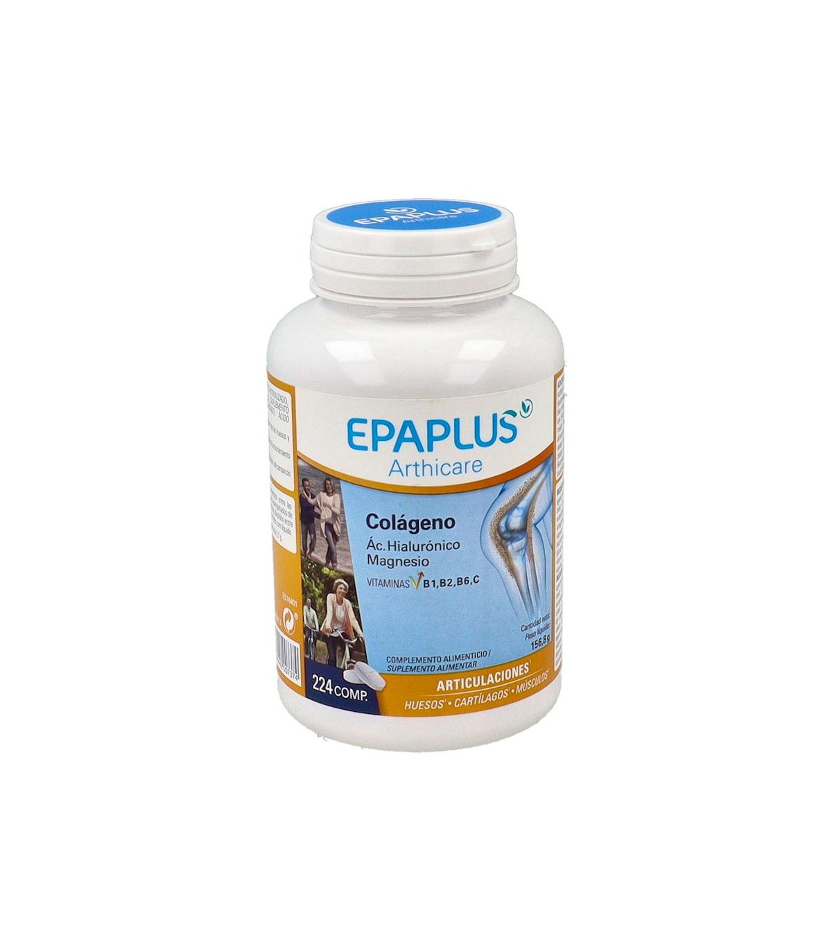 EPAPLUS COLAGENO + HIALUR + MAGN 224 COMPRIMIDOS