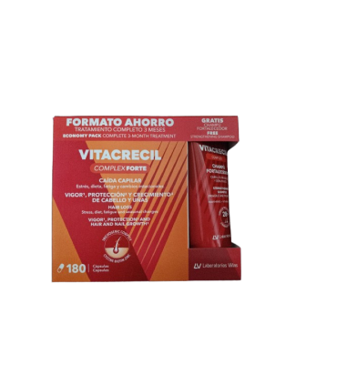 VITACRECIL COMPLEX FORTE 180 CAPS + CHAMPU 100 ML