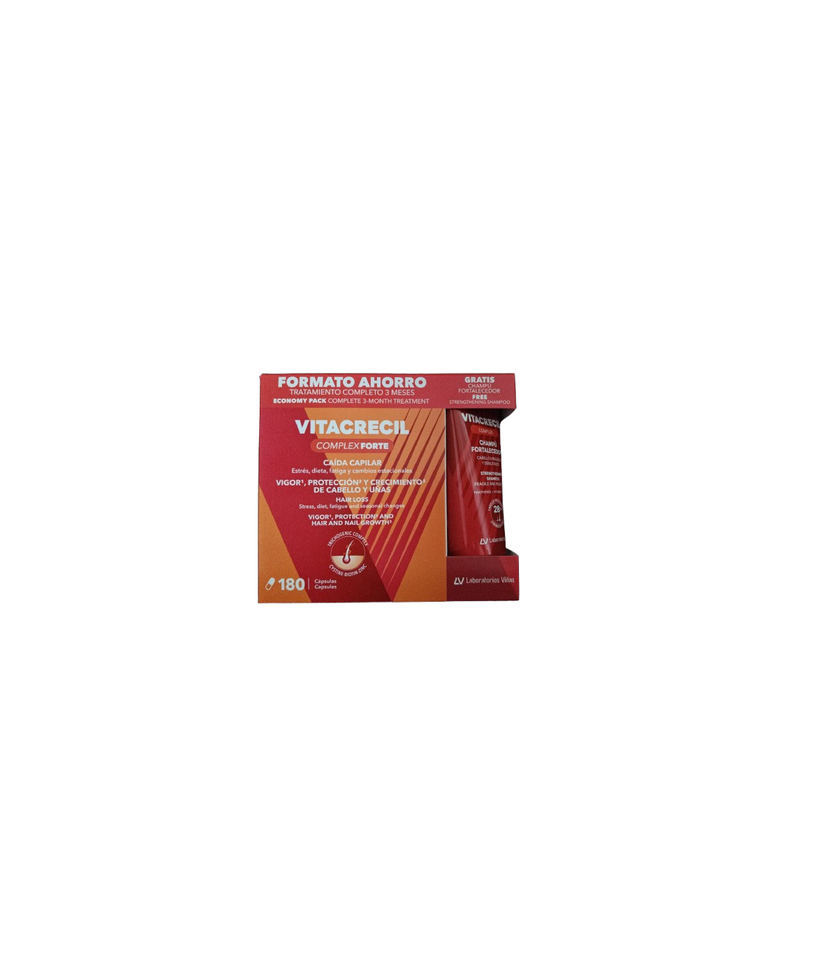 VITACRECIL COMPLEX FORTE 180 CAPS + CHAMPU 100 ML