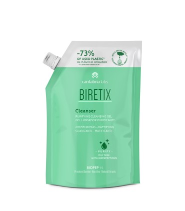 BIRETIX CLEANSER GEL LIMPIADOR PURIFICANTE 400 ML REFILL