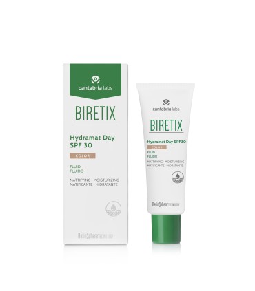 BIRETIX HYDRAMAT DAY F30 FLUIDO COLOR 50 ML