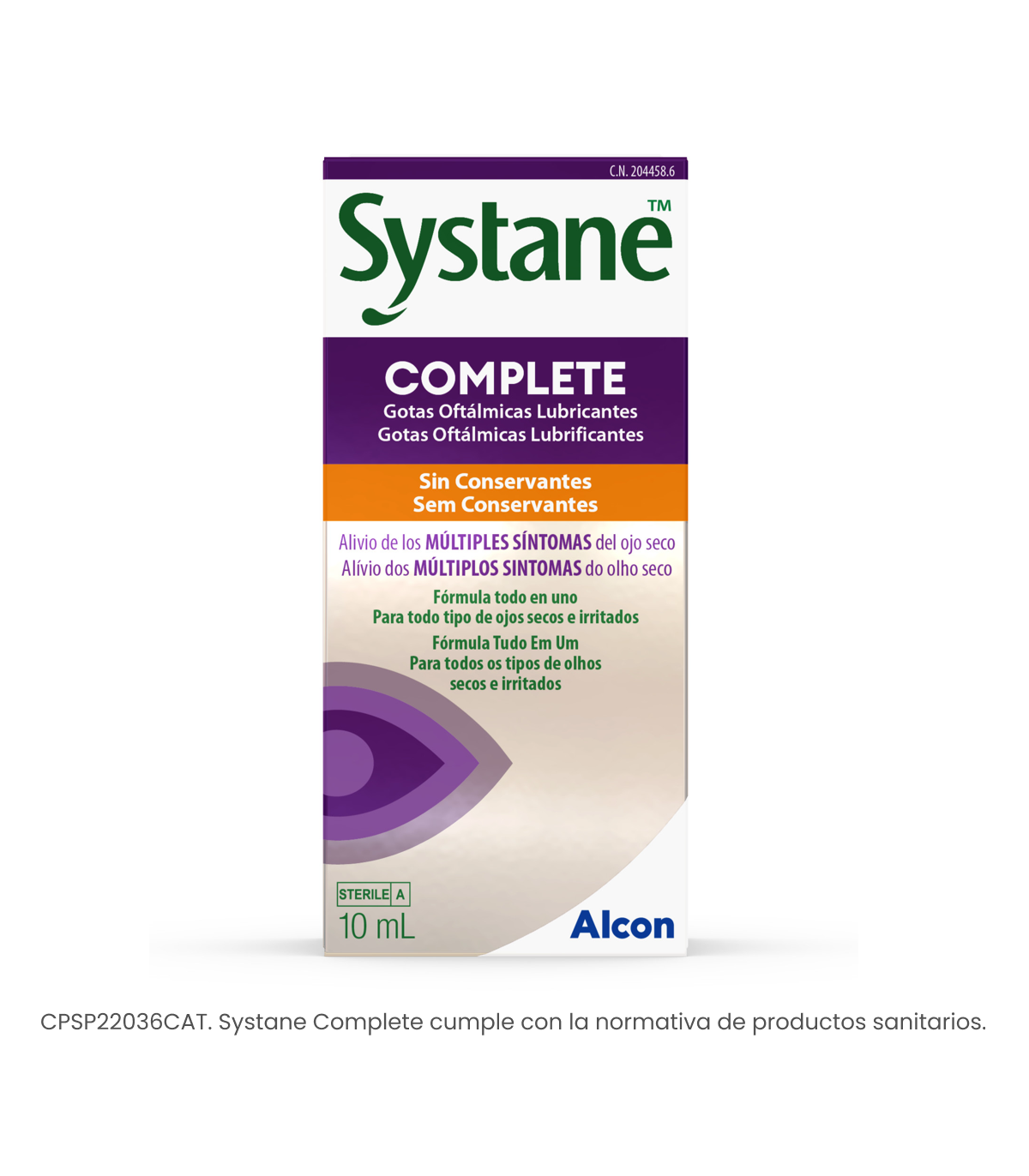 SYSTANE COMPLETE LUBRICANTE COLIRIO S/CONSERV 10 ML
