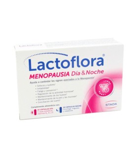 LACTOFLORA MENOPAUSIA DIA & NOCHE 30 CAPS DIA + 30 CAPS NOCHE