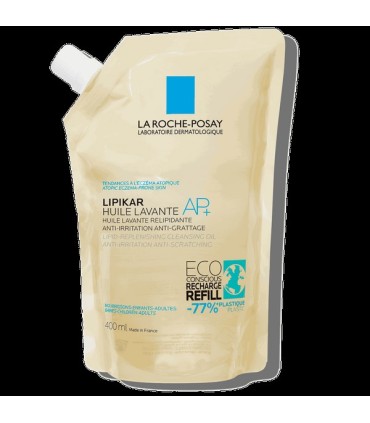 LIPIKAR ACEITE DUCHA LAVANTE AP+ 400 ML ECO REFILL