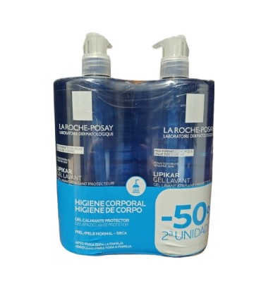 LIPIKAR GEL DUCHA LAVANTE FAMILIAR 1000 ML DUPLO