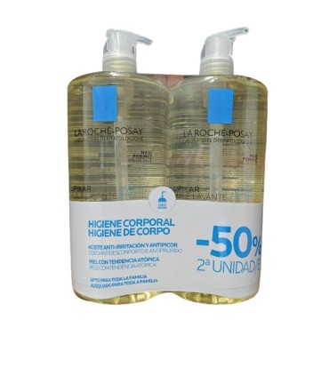 LIPIKAR ACEITE DUCHA LAVANTE AP+ 1000 ML DUPLO 50% DTO 2ª UNI