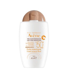 AVENE SOLAR PANTALLA FISICA F50+ FLUIDO MINERAL COLOR 40 ML.