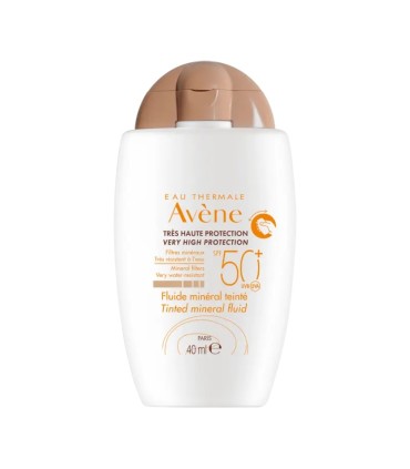 AVENE SOLAR PANTALLA FISICA F50+ FLUIDO MINERAL COLOR 40 ML.